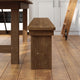 Antique Rustic |#| 8' x 12" Antique Rustic Solid Pine Folding Farm Bench with 3 Legs