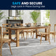Antique Rustic |#| 8' x 40" Rectangular Antique Rustic Solid Pine Folding Farm Table