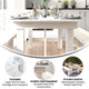 Antique Rustic White |#| 8' x 40" Rectangular Antique Rustic White Solid Pine Folding Farm Table