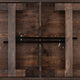 Mahogany |#| 8' x 40" Rectangular Antique Rustic Mahogany Solid Pine Folding Farm Table