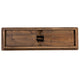 Antique Rustic |#| 8' x 40inch Antique Rustic Folding Farm Table and Four Bench Set