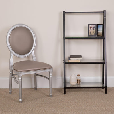 HERCULES Series 900 lb. Capacity King Louis Dining Side Chair - View 2