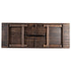 Mahogany |#| 9' x 40inch Rectangular Antique Rustic Mahogany Solid Pine Folding Farm Table