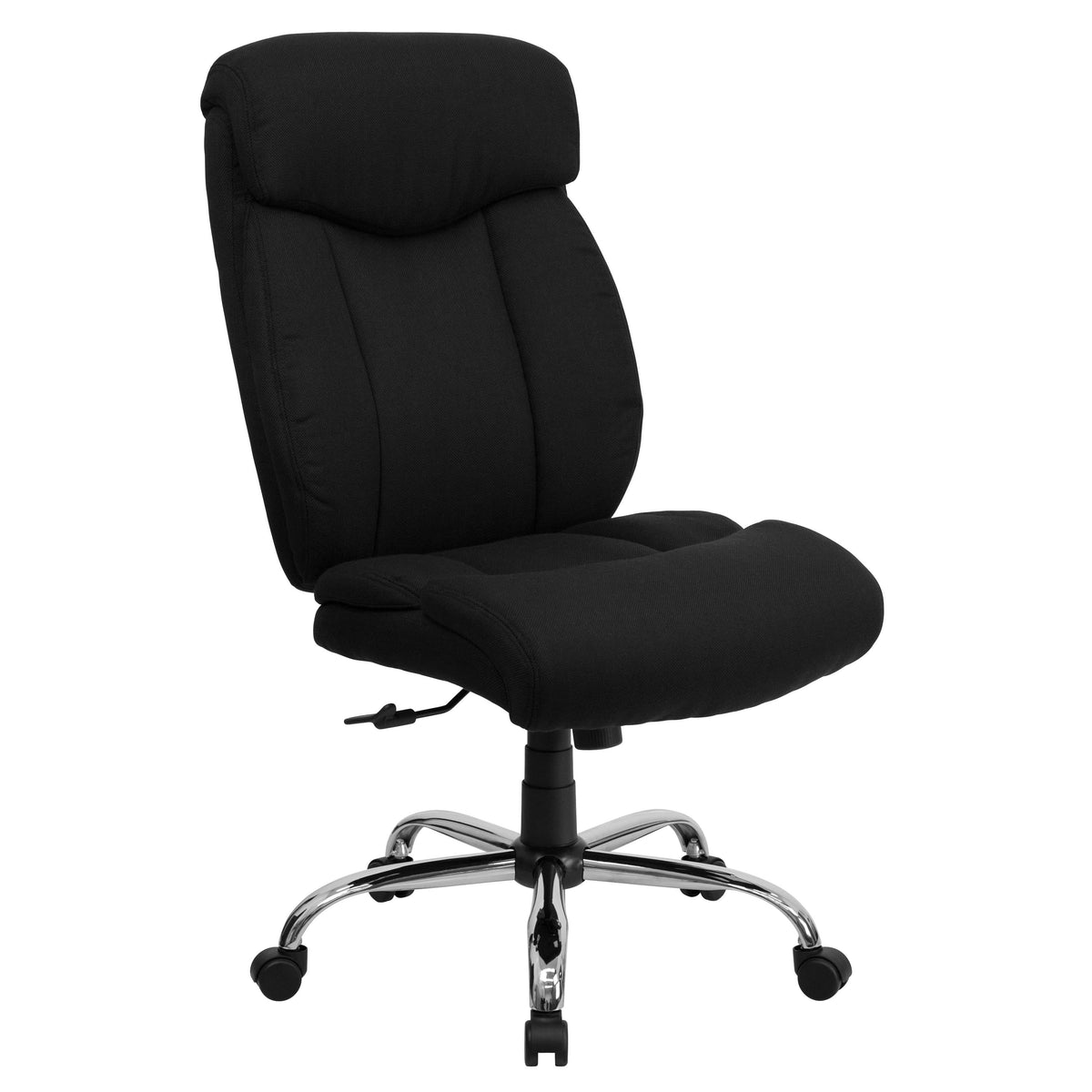 Black Fabric |#| Big & Tall 400 lb. Rated High Back Black Fabric Executive Ergonomic Chair