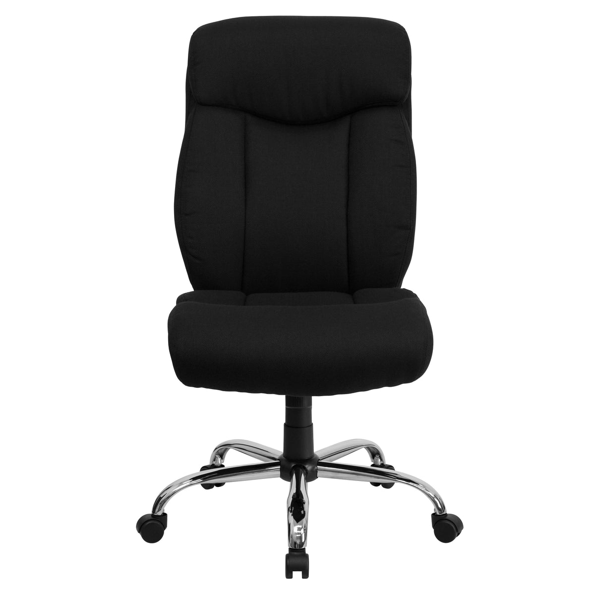 Black Fabric |#| Big & Tall 400 lb. Rated High Back Black Fabric Executive Ergonomic Chair