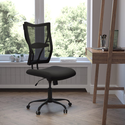 HERCULES Series Big & Tall 400 lb. Rated Mesh Executive Swivel Ergonomic Office Chair - View 2