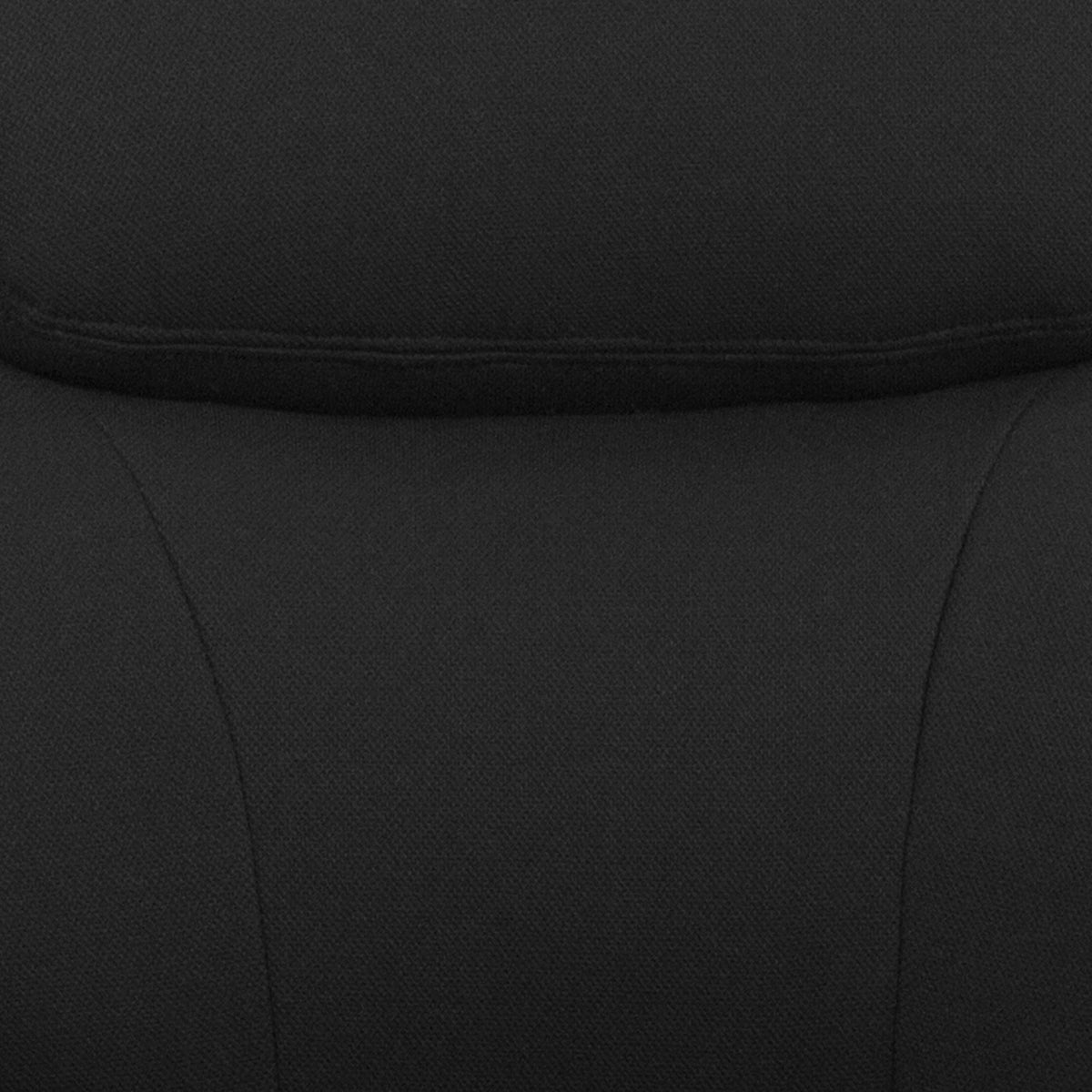 Black Fabric |#| Big & Tall 400 lb. Rated Mid-Back Black Fabric Ergonomic Task Office Chair