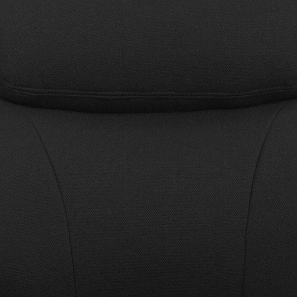 Black LeatherSoft |#| Big & Tall 400 lb. Rated Mid-Back Black LeatherSoft Ergonomic Task Office Chair