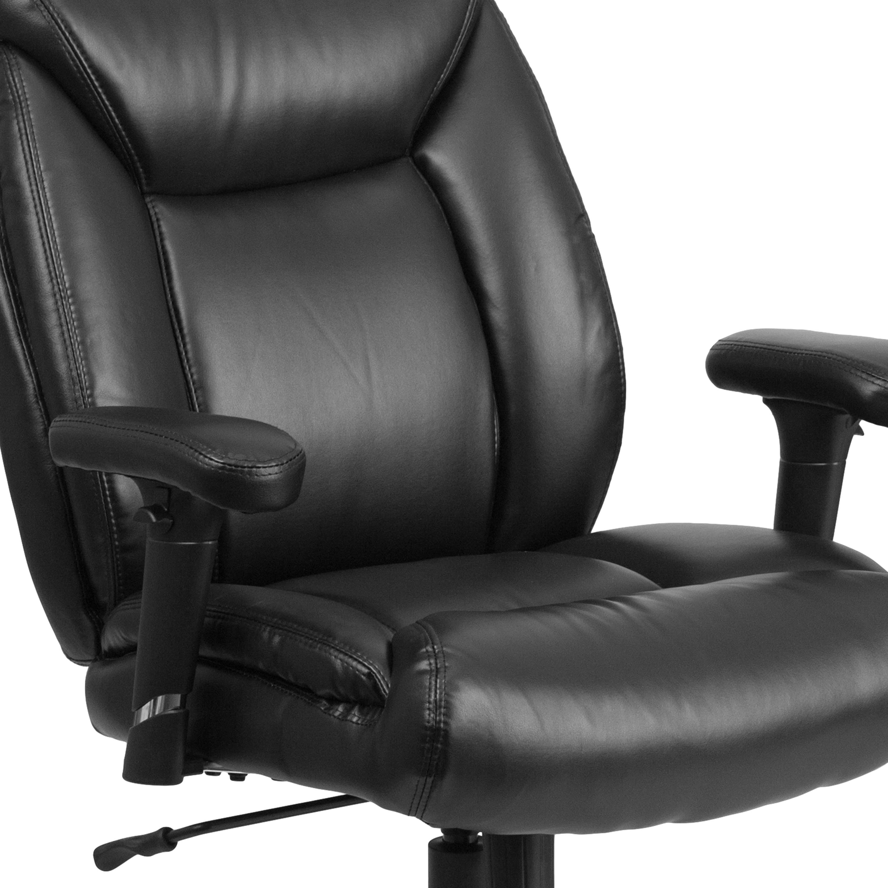 Niceday basic tilt ergonomic office chair with armrest and adjustable seat mosil bonded leather black sales