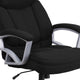 Black Fabric |#| Big & Tall 500 lb. Rated Black Fabric Executive Swivel Ergonomic Office Chair