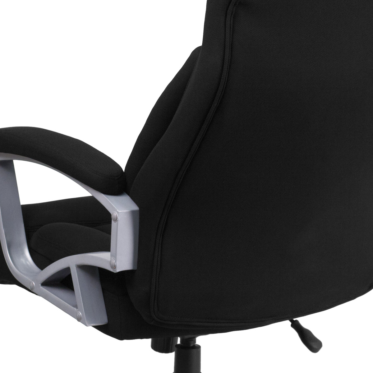 Black Fabric |#| Big & Tall 500 lb. Rated Black Fabric Executive Swivel Ergonomic Office Chair