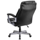 Black LeatherSoft |#| Big & Tall 500 lb. Rated Black LeatherSoft Executive Ergonomic Office Chair