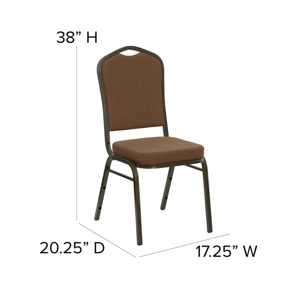 Burgundy Patterned Fabric/Silver Vein Frame |#| Crown Back Burgundy Patterned Fabric Stacking Banquet Chair - Silver Vein Frame