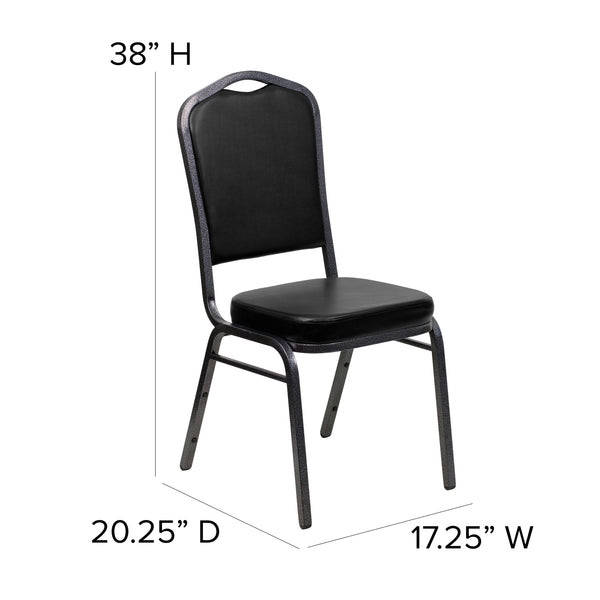 Beige Patterned Fabric/Gold Frame |#| Crown Back Stacking Banquet Chair in Beige Patterned Fabric - Gold Frame