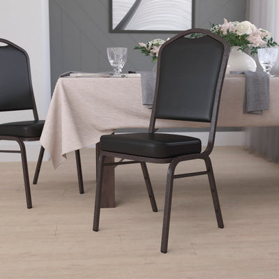 Crown Back Stacking Banquet Chair - View 2