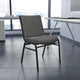 Gray Fabric |#| Heavy Duty Gray Fabric Stack Chair - Reception Furniture