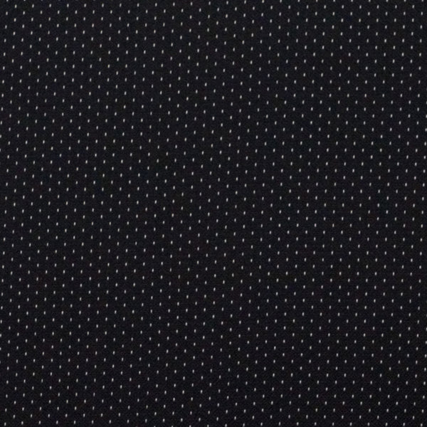 Navy Blue Patterned Fabric |#| Heavy Duty Navy Blue Dot Fabric Stack Chair - Reception Furniture