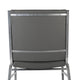 Gray Vinyl |#| Heavy Duty Gray Vinyl Stack Chair - Reception Furniture