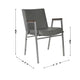 Gray Vinyl |#| Heavy Duty Gray Vinyl Stack Chair with Arms - Reception Furniture