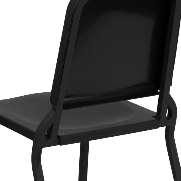 Black High Density Stackable Melody Band/Music Chair - School & Classroom Chair