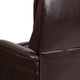 Brown LeatherSoft |#| Brown LeatherSoft Remote Powered Lift Recliner for Elderly - Medical Furniture