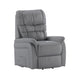 Gray LeatherSoft |#| Gray LeatherSoft Remote Powered Lift Recliner for Elderly - Medical Furniture