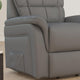 Gray LeatherSoft |#| Gray LeatherSoft Remote Powered Lift Recliner for Elderly - Medical Furniture