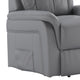 Gray LeatherSoft |#| Gray LeatherSoft Remote Powered Lift Recliner for Elderly - Medical Furniture