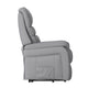 Gray LeatherSoft |#| Gray LeatherSoft Remote Powered Lift Recliner for Elderly - Medical Furniture