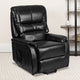 Black LeatherSoft |#| Black LeatherSoft Remote Powered Lift Recliner for Elderly - Medical Furniture