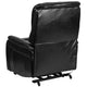 Black LeatherSoft |#| Black LeatherSoft Remote Powered Lift Recliner for Elderly - Medical Furniture