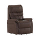 Cognac LeatherSoft |#| Cognac LeatherSoft Remote Powered Lift Recliner for Elderly - Medical Furniture