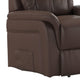 Cognac LeatherSoft |#| Cognac LeatherSoft Remote Powered Lift Recliner for Elderly - Medical Furniture