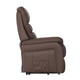 Cognac LeatherSoft |#| Cognac LeatherSoft Remote Powered Lift Recliner for Elderly - Medical Furniture