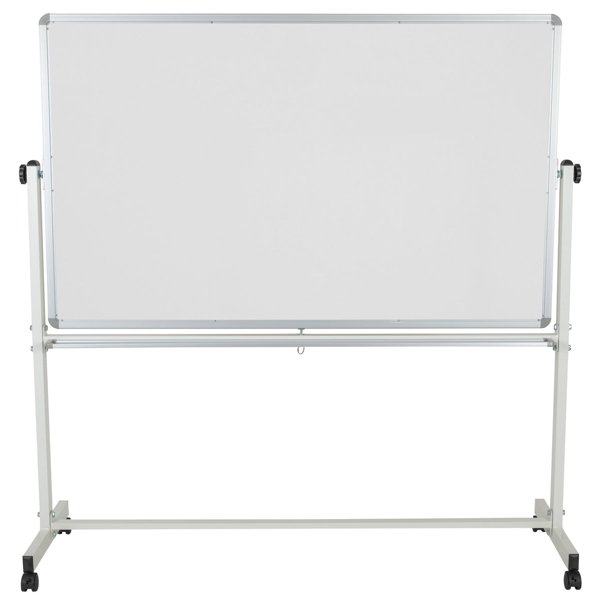 64.25"W x 64.75"H |#| 64.25"W x 64.75"H Reversible Mobile Cork Bulletin & White Board with Pen Tray