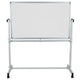 53"W x 59"H |#| 53"W x 59"H Reversible Mobile Cork Bulletin & White Board with Pen Tray