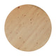 Light Natural |#| 60" Round Antique Rustic Solid Pine Farmhouse Folding Table in Light Natural
