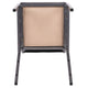 Dark Gray Fabric/Silver Vein Frame |#| Square Back Banquet Stack Chair in Dark Gray Fabric - Wedding Party Event Chair