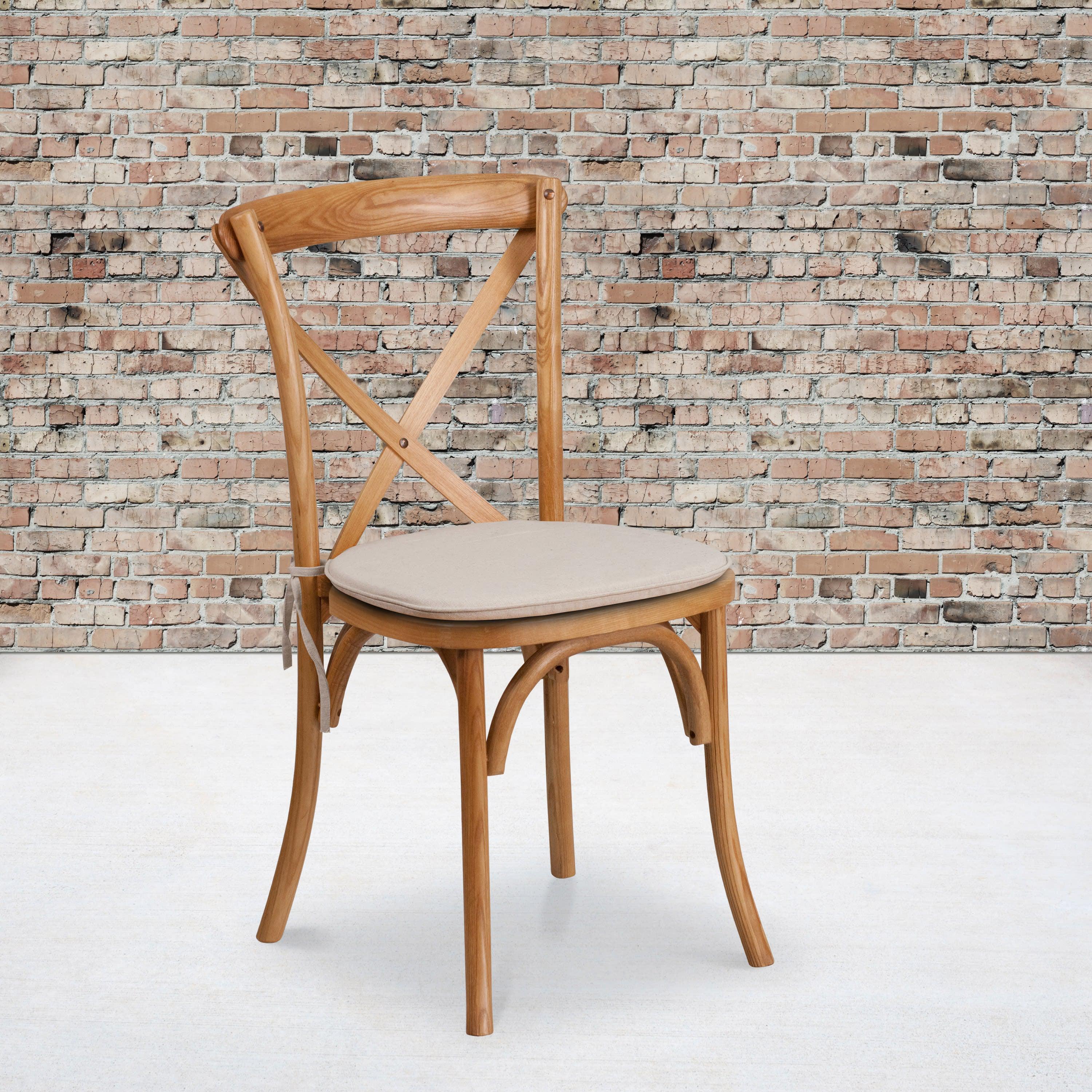 Cross Back Chair w/ Cushion XU-X-NTC- – BizChair
