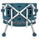 Navy |#| Tool-Free 300 Lb. Capacity, Adjustable Navy Bath & Shower Chair with Large Back