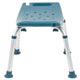 Navy |#| Tool-Free 300 Lb. Capacity, Adjustable Navy Bath & Shower Chair w/ Non-slip Feet