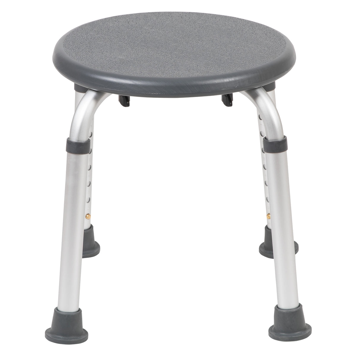 Gray |#| Tool-Free 300 Lb. Capacity, Adjustable Gray Bath & Shower Stool