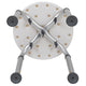 White |#| Tool-Free 300 Lb. Capacity, Adjustable White Bath & Shower Stool