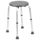 Gray |#| Tool-Free 300 Lb. Capacity, Adjustable Gray Bath & Shower Stool