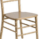 Gold |#| 1100lb. Capacity Gold Wood Stackable Chiavari Event Chair