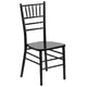 Black |#| 1100lb. Capacity Black Wood Stackable Chiavari Event Chair