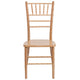 Natural |#| 1100lb. Capacity Natural Wood Stackable Chiavari Event Chair