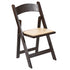 HERCULES Series Wood Folding Chair with Vinyl Padded Seat