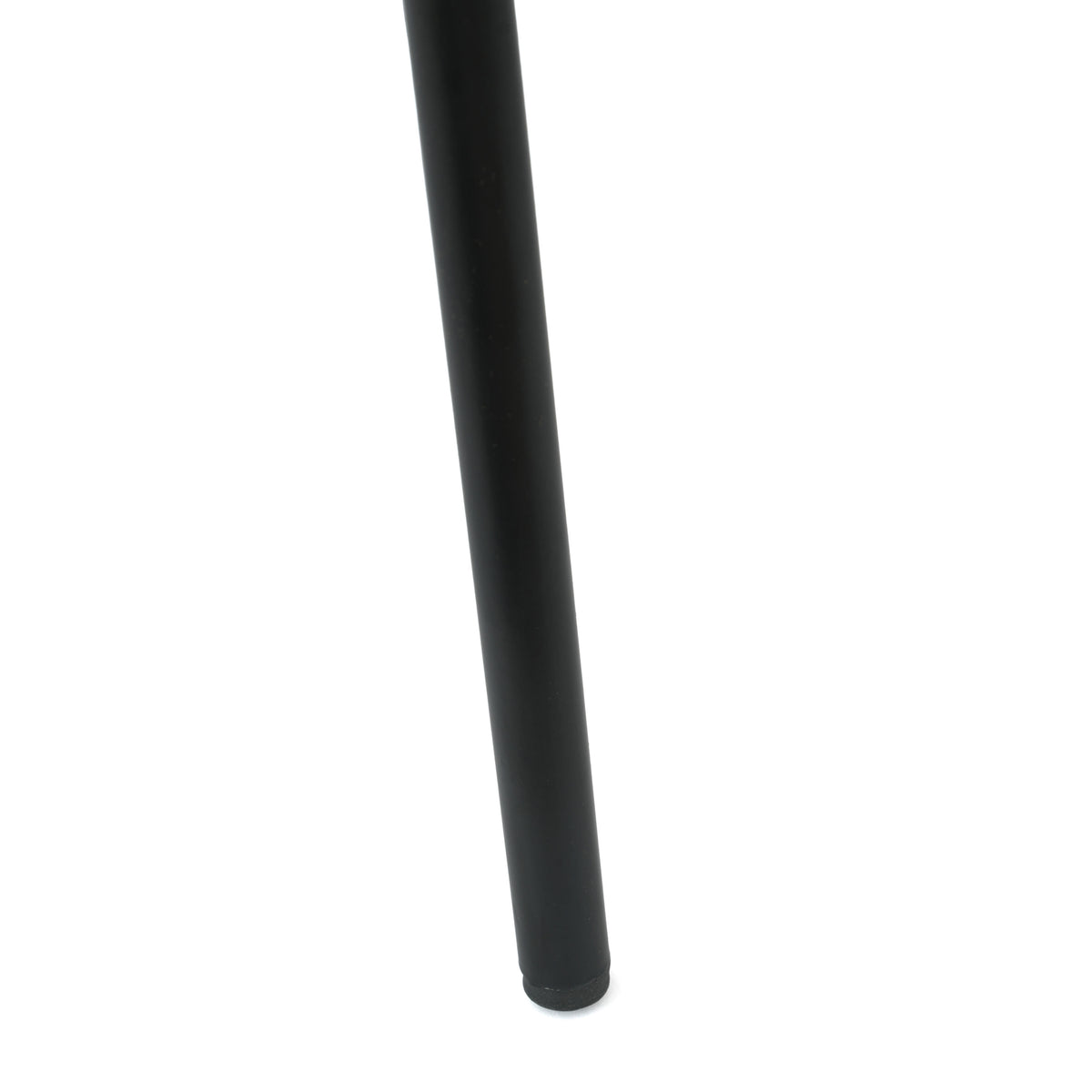 Black Plastic/Black Frame |#| Stackable Chair with Vented Back and Waterfall Seat in Black