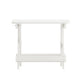 White |#| Commercial Grade All-Weather Portable Folding Adirondack Side Table - White